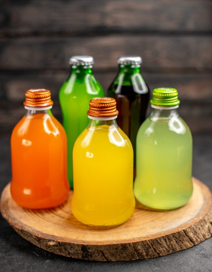 Drinks category with premium beverages